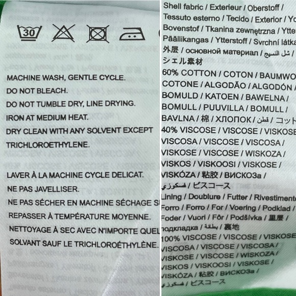 FARM Rio Banana Foliage Multicolor Puffed Sleeve Midi Dress XS NWT - Picture 13 of 16